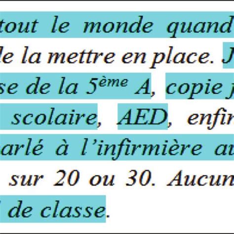 Exemple de compte-rendu articulant observation et ...