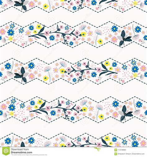 Find & download free graphic resources for zigzag pattern. Beutiful Gentle Zig Zag Stripe Liberty Flower Seamless ...