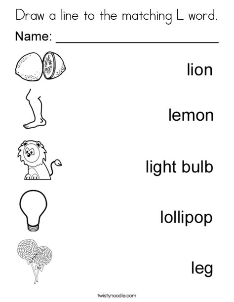 459x600 sight word coloring pages fresh free swear word coloring pages. Draw a line to the matching L word Coloring Page - Twisty ...