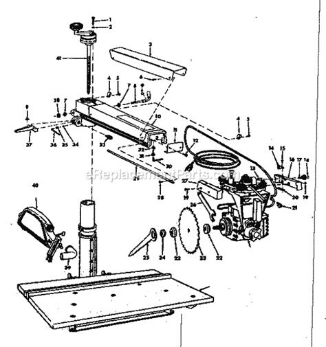 Page 8 electrical connection your sears craftsman radial arm saw is powered by a precision built electric motor. Craftsman 10 In. Radial Arm Saw | 11329450 ...