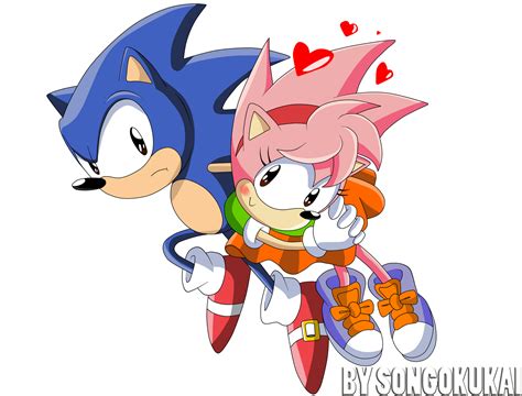 Sonic And Amy By Krizart Da On Deviantart