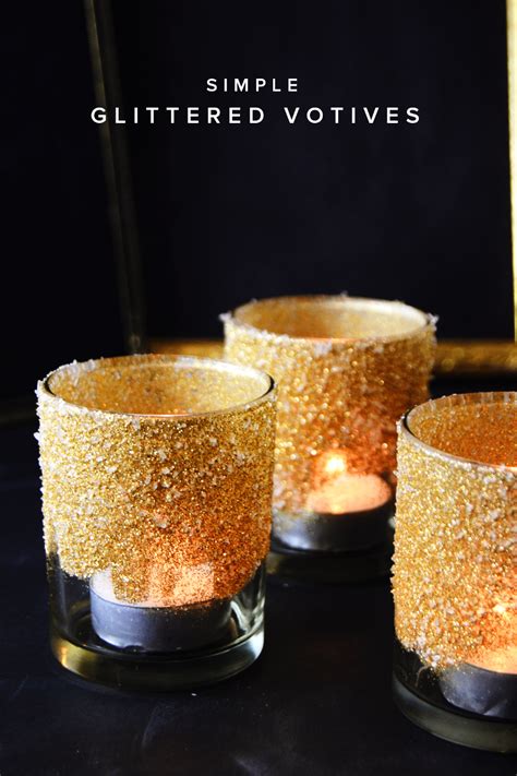 Gold Votive Candle Holders With Bling Votive Candle Holders Diy Gold