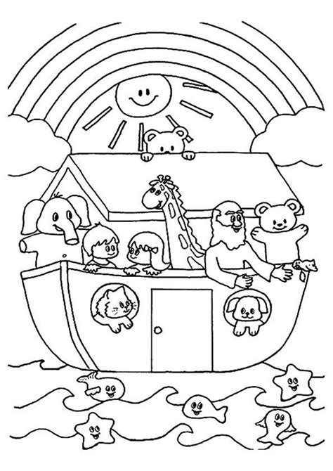 Preschool Printable Noah S Ark Coloring Page Thekidsworksheet
