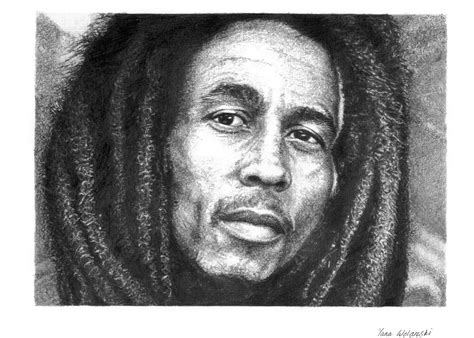As one of the all time greats, bob marley is a drawing i had to add. Bob Marley, pencil portrait #bobmarley #musician # ...