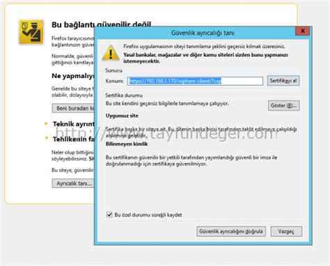 vCenter Server Sertifika Uyarısı | VMware Virtualization Blog