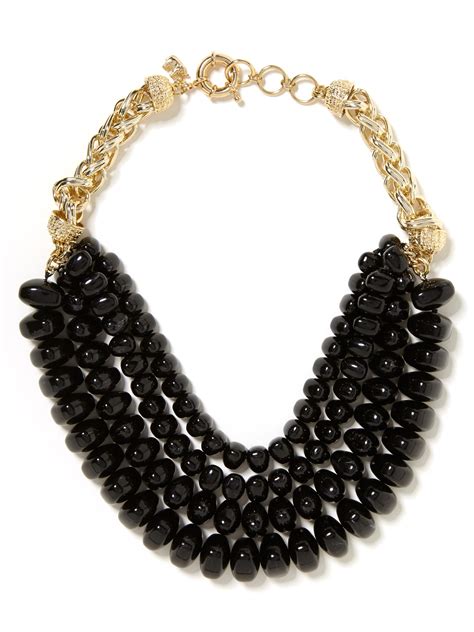 bold bead necklace banana republic