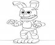 Coloriage Marionette Five Nights At Freddys Fnaf Coloring Pages