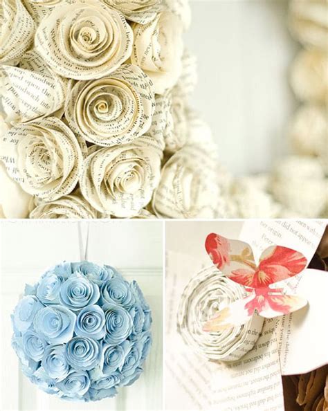 Paper Wedding Decorations - jenniemarieweddings