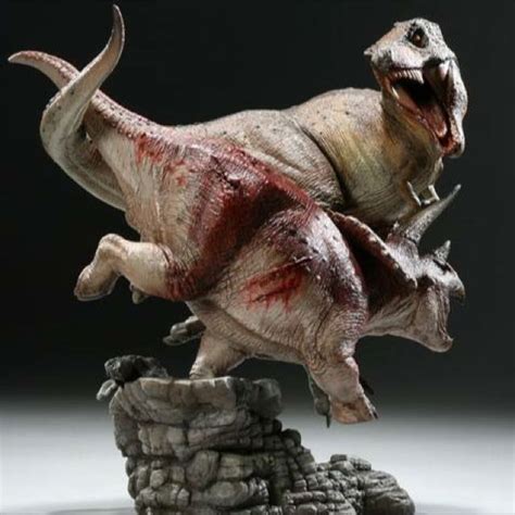 Sideshow Tyrannosaurus Rex Vs Triceratops Diorama Hobbies And Toys Toys