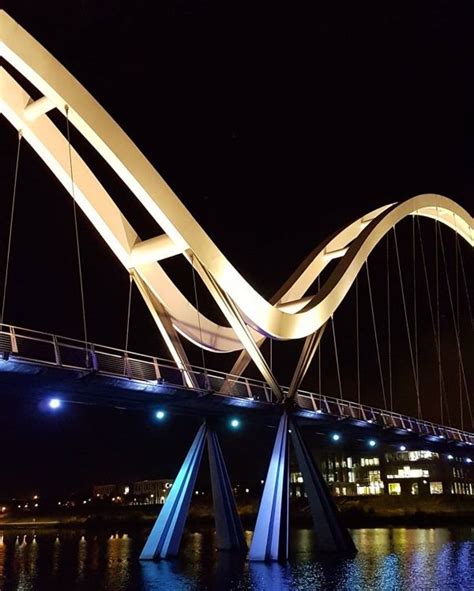 Free Images Tied Arch Bridge Night Landmark Metropolitan Area