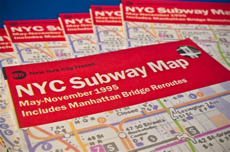 Nyc Subway Map May November 1995 Nyc Subway Map May Novemb Flickr