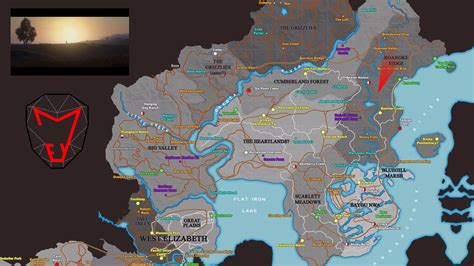 Red Dead Redemption 2 Leaked Map With Images From The Trailer Rred
