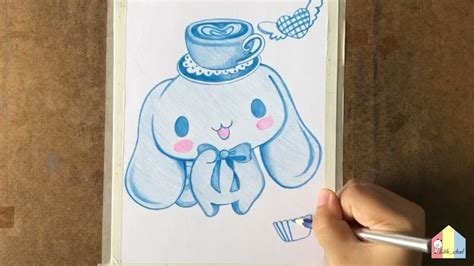 How To Draw Cinnamonroll Easy Cute Drawing สอนวาดรูปชินนามอนโรลง่ายๆ