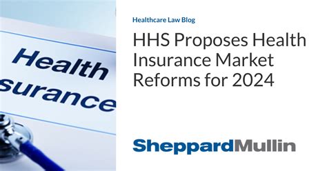 Hhs Proposes Health Insurance Market Reforms For 2024 Healthcare Law Blog