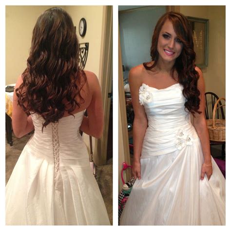 There's no reason not to, especially with the many wonderful rich shades of brown hair out there. Wedding Hair | Brunette | Long and Curly | Rustic/Barn ...