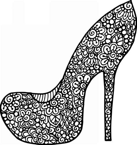 High quantities/mass production the commercial license is not a mass production license. High Heel Coloring Pages at GetDrawings.com | Free for ...