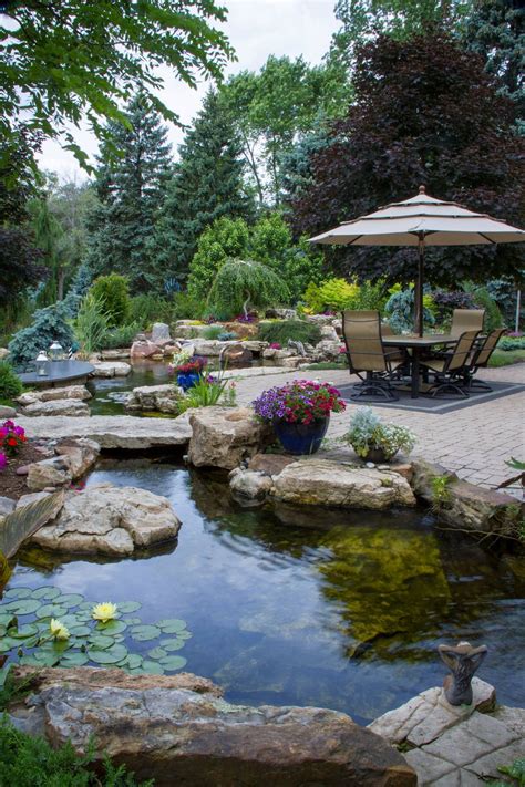 Garden Patio Pond With Images Water Features In The Garden Ponds