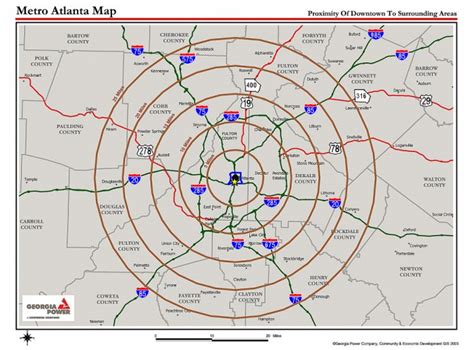 Map Of Atlanta Metro Area Sitedesignco Atlanta Zip Code Map
