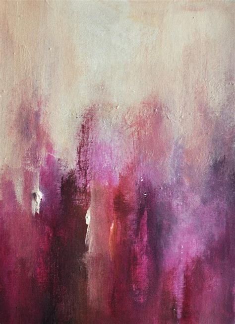 Magenta Forest Abstract Abstract Painting Abstract Art