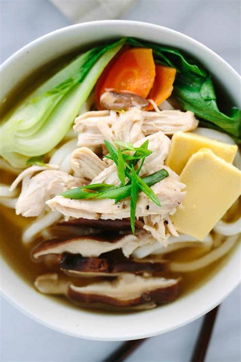 This was one of the best orange chicken recipes i have made. Japanese Chicken Udon Soup Recipe with Bok Choy | Jessica ...