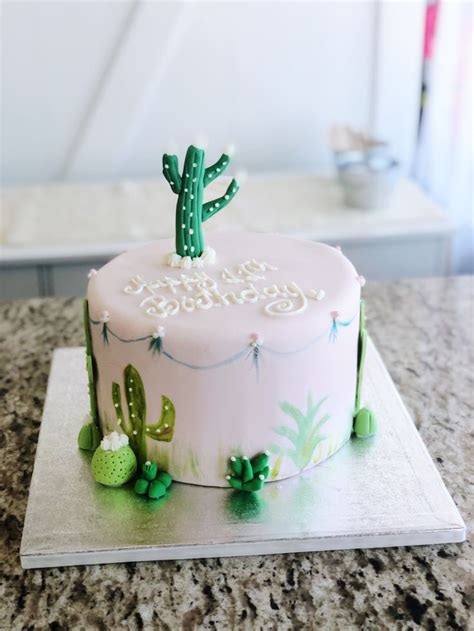 Midwest girls, with a little south in our hearts. Cactus Themed Cake | Themed cakes, Pineapple cake ...