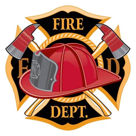 Firefighting firefighter kneeling axe fire rescue fireman mask fight fighting emt truck silhouette logo svg png clipart vector cut cutting. Fire Department or Firefighters Maltese Cross Symbol ...