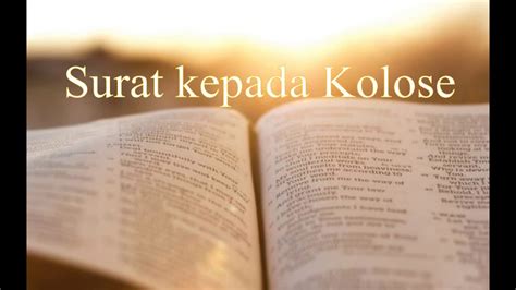 Indonesian Audio Alkitab Perjanjian Baru Surat Pertama Paulus