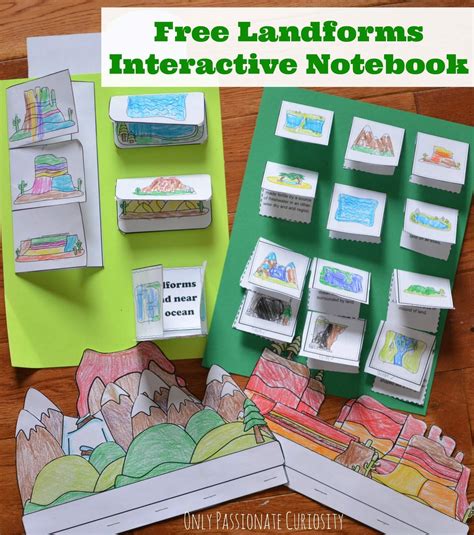 Free online 1st grade books! Learning About Landforms FREE Resources and Printables ...