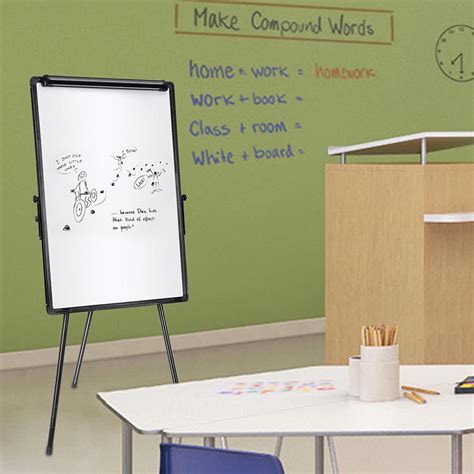 Yescom Height Adjustable White Board Dry Erase Magnetic Whiteboard
