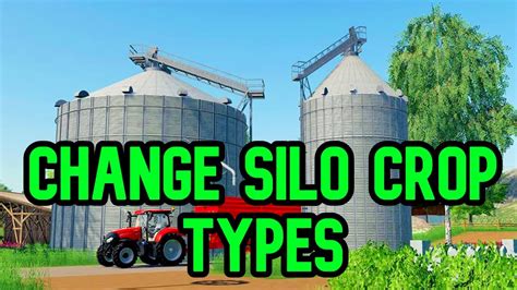 How To Change Crop Types Of Silos Farming Simulator 19 Fs19 Youtube