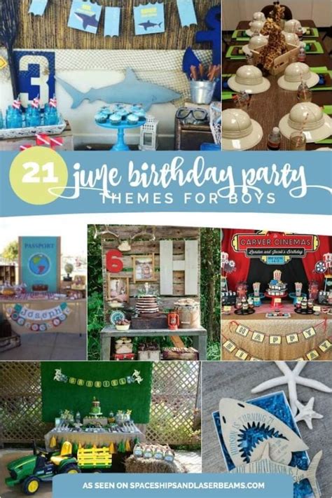 Gift ideas for june birthdays. 21 Fun June Birthday Party Ideas for Boys (and Girls too ...