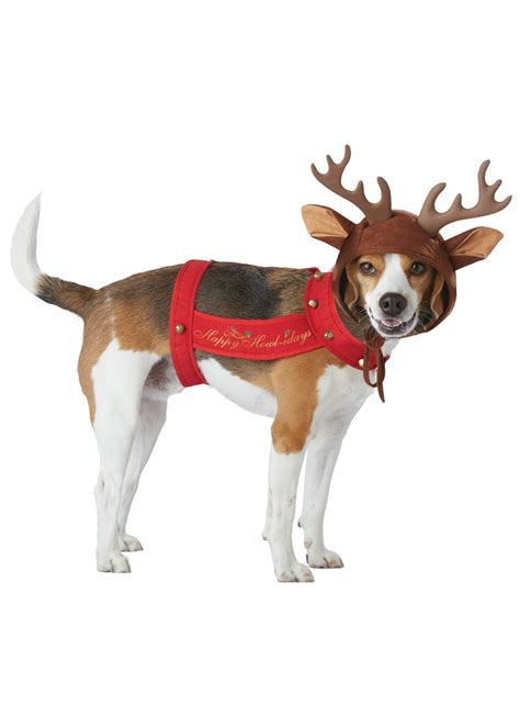 Dog Santas Reindeer Costume Holiday Costumes