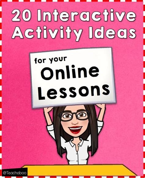20 Interactive Activity Ideas For Online Lessons Teachaboo