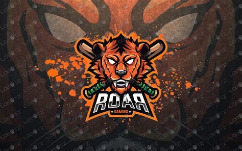Roaring Tiger Mascot Logo Tiger Esports Logo For Sale Lobotz Ltd