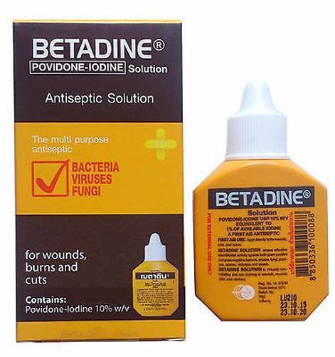 Betadine Povidone Iodine First Aid Solution 30ml Compra Online En Ebay