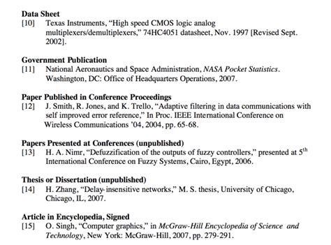 Ieee Citation Format Guides For Novices