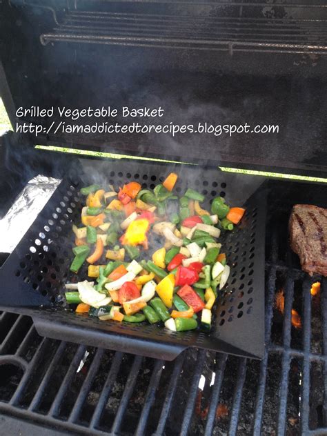 Grilled veggie shish kabobs grilled fresh vegetable pizza. Grilled Vegetable Basket | Tales of a Ranting Ginger