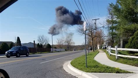 F 16 Military Plane Crashes Near Joint Base Andrews Sources Nbc News