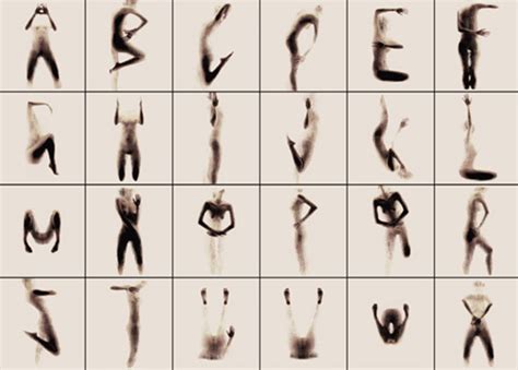 Naked Silhouette Alphabet Photo Series Of A Model Forming Letters With Sexiz Pix