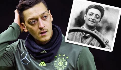 Is it just a coincidence that these two have a striking resemblance to each other or there's some relation between them. Enzo Ferrari Y Mesut Ozil