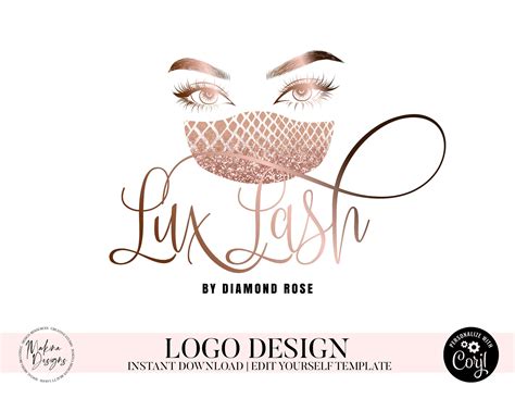 Lash Logo Design Eyelash Logo Design Eyelash Logo Logo Etsy In 2021