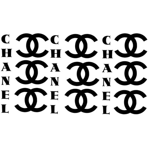 Chanel Silhouette Clip Art Fashion Logo Branding Paris Art Print