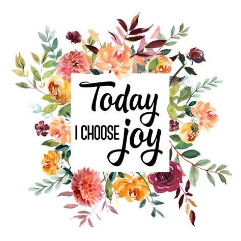 Choose Joy Quote Inspiration