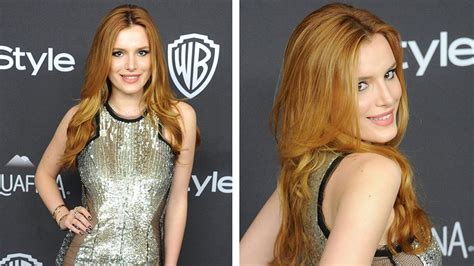 Bella Thorne Ditches Her Underwear In See Through Gown At Golden Globe