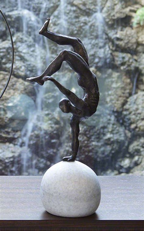 One Hand Balancing Act Sculpture By Global Views Art Leaders