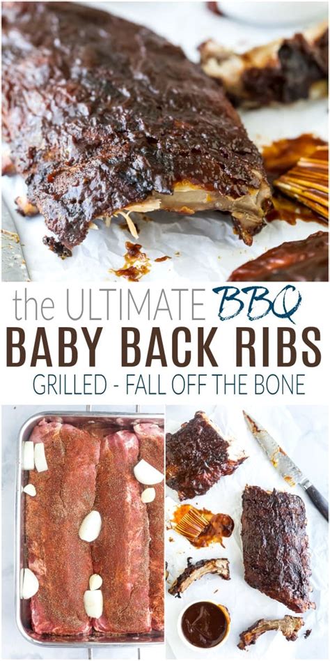 This post may contain affiliate links, which means i receive a return ribs to tray and brush with a generous coating of bbq sauce. Ultimate BBQ Baby Back Ribs Recipe | Oven & Grill Baby ...