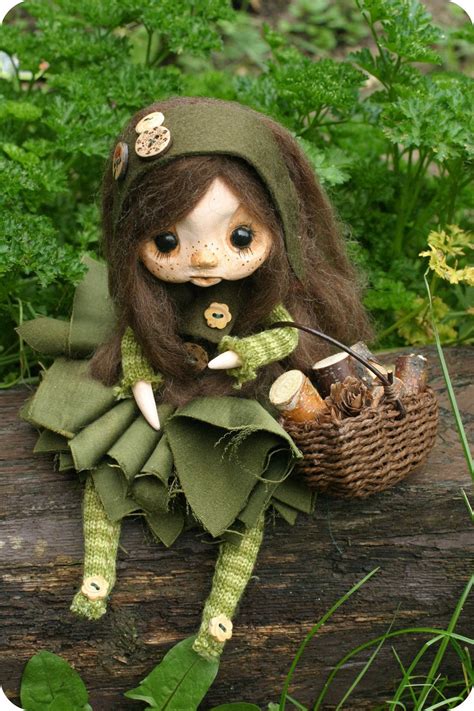 Items Similar To Autumn Fairy Ooak Art Doll On Etsy Art Dolls Ooak