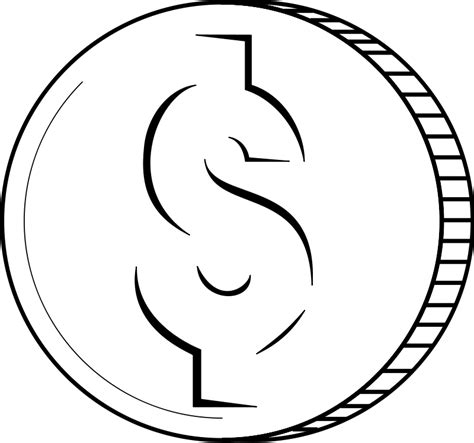 Coin Money Clipart Black And Clipart Panda Free Clipart Images