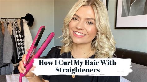 How To Curl Your Hair With Straighteners Super Quick Easy Hair Tutorial YouTube