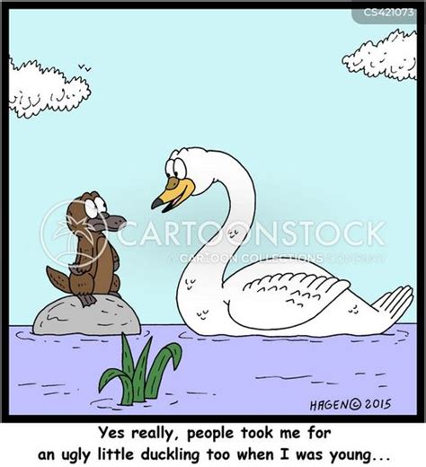 Baby Swan Cartoons And Comics Funny Pictures From Cartoonstock